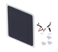 Tnfeeon Cargador Solar Portátil Panel Monocristalino de 6W 12V con Protección Inversa Salida USB para Automóvil RV Batería Uso en Exteriores Compacto 8.5 por 7.3 Pulgadas 0.71 Libras de Peso para
