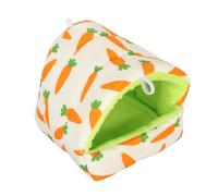 Tnfeeon Casa de Felpa Acogedora para Cobayas, Cama con Forro Suave y Diseño Fácil de Colgar, Cama Interior de Tela de Primera Calidad para Mascotas para Animales Pequeños, Dormir, (L)
