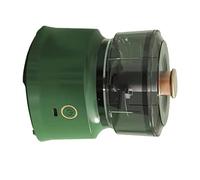 Tnfeeon Chopper de Carne Eléctrica Licuadora de Alimentos Eficiente para la Cocina Máquina de Picador Multifuncional de Acero Inoxidable Seguro para Uso Doméstico (verde claro)