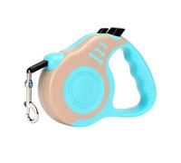 Tnfeeon Cinta de Nailon de 5 M Bloqueo de Freno con un Agarre Ergonómico Correa Portátil para Caminar para Perros Pequeños y Medianos Correa para Perros Retráctil Al Aire Libre Extensible para (Blue)