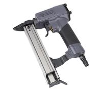 Tnfeeon Clavadora Neumática Brad, Herramienta de Clavadora de Aire de Hierro de Aluminio, Calibre 18 de 0,4 a 0,8 MPa con Ventana de Visualización, Liberación de Atascos y Agarre Ergonómico para