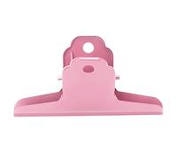 Tnfeeon Clip de Carpeta de Metal, Clips de Bulldog de Gran Tamaño Clips de Bisagra Clips de Carpeta de Dinero de Papel para Fotos Mapas Dibujos(Rosado)