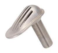Tnfeeon Colador de Entrada para Barcos de Acero Inoxidable 316, Rosca NPT de 3/4, con Cuchara para Filtro de Entrada y Acabado Anodizado, para Sistemas de Recogida de Agua Marina