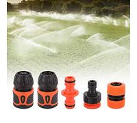 Tnfeeon Conector de Manguera de Jardín, Material ABS, Adaptador de Manguera de Conexión Rápida para 1/2 Bueno para Jardinería Doméstica y Horticultura