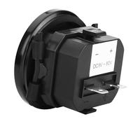 Tnfeeon Contador Horario Mecánico de 8-80V, Temporizador con Rango de 0-99999,9 Horas para Equipos de Motor, Automóviles, Camiones y Barcos