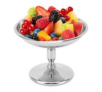 Tnfeeon Copa de Postre, Tazón de Servicio de Estilo Vintage de Acero Inoxidable 304 para Gelatina de Pudín de Helado, 2.8 Pulgadas de Altura de 4.5 Oz de Comercial de Grado