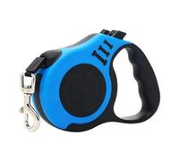 Tnfeeon Correa Retráctil para, Mango Antideslizante de 5m, Freno de un Botón, Cuerda de Nailon Extensible Automática para Perros Pequeños y Medianos Que Caminan Al Aire Libre (Blue)
