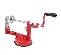Tnfeeon Cortador Espiral de Patatas de Acero Inoxidable, Spiralizer Manual Giratorio con Base de Ventosa for Preparar Patatas Rizadas y Aperitivos de Verduras