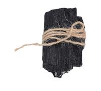 Tnfeeon Cristal de Turmalina Negra, Piedra Curativa Natural Cruda 87 G para Meditación y Oficina en el Hogar, Absorbe Energía Negativa, Efecto de Campo Electromagnético Purificador, Decoración de