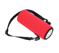 Tnfeeon Cubierta de Botella 1000 Ml Portador de Botellas Agua Neopreno con Correa, Aislamiento Calor para Viajar, Protector Hervidor Hervidor (Rojo)