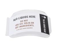 Tnfeeon Cubierta Superior de la Máquina, 88 Oz de Lavavajillas Universal ABS Seguro de Reemplazo de Tapa Transparente, Instalación Directa Fácil, Ajuste Seguro, Material Premium,