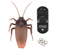 Tnfeeon Cucaracha de Control Remoto por Infrarrojos, Juguete de Broma Realista, Insecto RC con Pilas, para Fiestas y Halloween