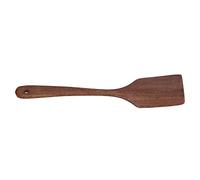 Tnfeeon Cuchara de Madera para Cocinar, Espátula, Herramienta Ligera de Madera de wengué para Mezclar Ensaladas, Pasta, Panqueques, Resistente Al Calor hasta 350 Grados Fahrenheit con Orificio para
