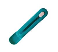 Tnfeeon Cuchara en Forma de Tira para Gatos Diseño Ergonómico con Botón para Dispensar Fácilmente Golosinas Líquidas Cuchara Flexible Que Garantiza una Alimentación Precisa Herramienta (Blue)