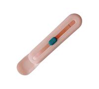 Tnfeeon Cuchara en Forma de Tira para Gatos Diseño Ergonómico con Botón para Dispensar Fácilmente Golosinas Líquidas Cuchara Flexible Que Garantiza una Alimentación Precisa Herramienta (Pink)