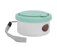 Tnfeeon Cuenco Plegable para Perros Portátil de Viaje a Prueba Fugas Silicona Comida y Agua Senderismo Camping Caminar Viajar Suministros Mascotas (Azul Claro)