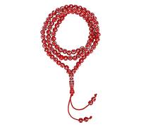 Tnfeeon Cuentas de oración Musulmanas Doradas, Cuentas de Rosario islámico, Herramienta de oración de adoración, 99 Granos, Suministros de Resina para la religión(Rojo)