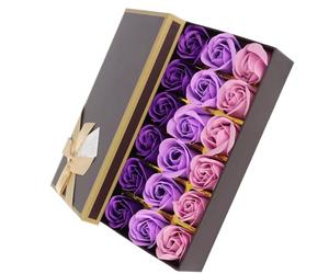 Tnfeeon de Rosas, Hecho a Mano, Caja de Regalo Romántica con 18 Flores de para Ocasiones Especiales
