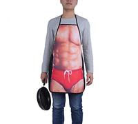 Tnfeeon Delantal de Cocina Divertido Poliéster Impermeable Impresión 3D Diseño de Chica Bikini Sexy Correa Ajustable Se Adapta a Todos los Cuerpos 2.3 Onzas Ligero para Fiestas en el Hogar Asar a la