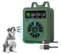 Tnfeeon Dispositivo Ultrasónico Antiladridos para Perros, Entrenamiento Al Aire Libre con Sensibilidad Ajustable, Resistente Al Agua, Recargable, Alcance de 50 Pies, Herramienta Eficaz de Control de