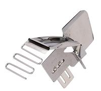 Tnfeeon Dobladillo de Costura, Encuadernadora de Cinta de Alta Resistencia de Acero Inoxidable para Máquinas de Coser Industriales, Acabado de Bordes Versátil para Prendas (50MM)