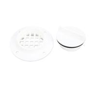 Tnfeeon Drenaje de Cubierta para Barco, Drenaje de Hardware de Cubierta con Pantalla de Malla Extraíble para una Evacuación Rápida del Agua, Compatible con Yates, Barcos de Pesca, Barcos, Tamaño de