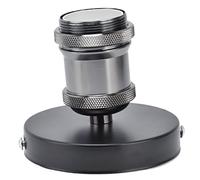 Tnfeeon E26 E27 Soporte de Lámpara Vintage Fácil de Instalar para la Sala de Estar Office Socket de Lámpara Retro (BLACK)