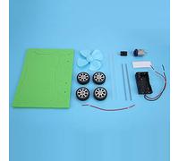 Tnfeeon El Kit de Automóvil de Viento de Bricolaje Pedagógico Hecho a Mano Mejora Las Habilidades Prácticas, una Simple Sensación de Satisfacción, Color Aleatorio, Adecuado para El Material ABS + EVA