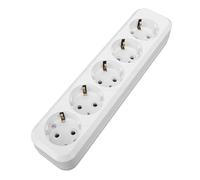 Tnfeeon El Panel Europeo del Zócalo, Material de la PC, Enchufe de Pared del Agujero Redondo con la Corriente 16A para los Aparatos Electrodomésticos (10 hoyos)