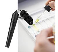 Tnfeeon Electrodo de PH Portátil Detección Precisa de la Calidad del Agua Medición Rápida Fácil Calibración Precisión de 0,01 PH Cable de 10 Pies para Profesionales de Pruebas de Agua en Exteriores