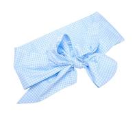 Tnfeeon Envoltura de Algodón para bebé, Tela Suave, Patrón de Cuadros con Lazo Grande, 72,4 por 5,5 Pulgadas, para Sesiones Fotográficas de Recién Nacidos y Envoltura de Maternidad, Uso Durante Todo