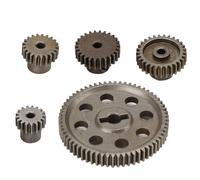 Tnfeeon Equipo de Esporas Diferenciales de Metal de Metal para el Automóvil RC RedCat 1/10, Accesorios de Velocidad Sostenible 64T 17T 21T 29T 29T, Kit de Velocidad de Acero para el Camión