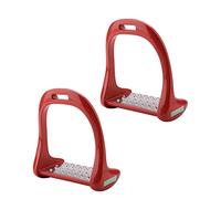 Tnfeeon Estribos para Caballos Empuñadura Antideslizante de Acero Inoxidable Par de Aluminio Liviano para Jinetes Occidentales Pie Seguro de 2.7 Libras Cinco Opciones de Colores Equipo de Equitación