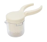 Tnfeeon Exprimidor de Limón con Acción Giratoria, Exprimidor Manual con Recipiente para puré de Cítricos, Naranja, Lima, Pomelo y Bayas, Material ABS PC, Diseño de Apalancamiento,