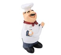 Tnfeeon Figura de Chef Realista, Estatua de Resina de con Colores Vibrantes, Artesanía Hecha a Mano, Agrega un Toque a Cocinas, Restaurantes y Más (71110-02 Consigue Ramen Chef)