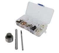 Tnfeeon Gancho para Cordones de Zapatos, Ojal de Latón en Forma de U para Manualidades de Bricolaje, Ganchos de Encaje para Botas de Fácil Instalación para Actividades Al Aire Libre (8mm)