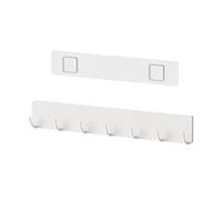 Tnfeeon Ganchos de Pared Adhesivos para Cocina, Colgador Colgante Resistente sin Taladro con Estante para Cucharas, Espátulas, Organizador de Utensilios