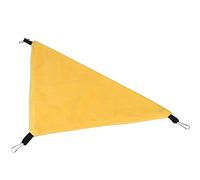 Tnfeeon Hamaca Triangular para Animales Pequeños, Material de Lona para Hámsteres, Ardillas y Otras Mascotas Pequeñas, Diseño Cómodo de 30x30 Cm para Uso en Jaula (Yellow)
