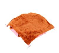 Tnfeeon Hamacas Jaula para Mascotas Suave y Plegable Desmontable Hamaca Colgante para Animales Pequeños Accesorios para Jaulas Cama Colgante para Mascotas Hamaca para Ratas Hurón de 3 Niveles (Pink)