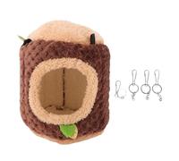 Tnfeeon Hamster Hammock Bed Suave Colgante Escondite Animales Jaula Estructura Semi Encerrada Casa para Mascotas para Mascota de Tierca de Indilla Dormir y Jugar con Chinchilla