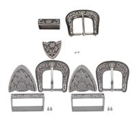 Tnfeeon Hebilla de Cinturón de Diseño Vintage, Conjunto de Hebilla de Vaquero de Aleación, Cinturón Occidental Hecho a Mano para Hombres, Adecuado para Uso Casual y Actividades Al Aire Libre