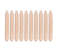 Tnfeeon Herramienta de Injerto para Celdas Reales (10 unidades) - Varilla de Doble Punta Fabricada en Madera Compuesta Natural, Ideal para la Cría de Abejas Reinas y apicultura.