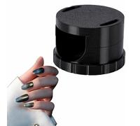 Tnfeeon Herramienta Magnética para Uñas con Cuentas de Vidrio 3D con Imán en Forma de U, Base Ergonómica con Ranura para los Dedos para Esmalte de Uñas Magnético y Arte de Tipo Ojo