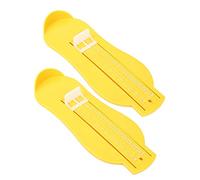 Tnfeeon Herramienta Precisa para Medir el Pie del bebé, Tamaño Preciso de 0 a 7,9 Pulgadas para los Más Pequeños en Crecimiento, Diseño Liviano Fácil de Usar que Garantiza Controles Rápidos, (YELLOW)