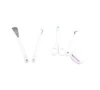 Tnfeeon Herramientas de Escultura El Kit de Desmalezado de Vinilo Incluye Tijeras, Pinzas, Portátil, Compacto para Artistas, Estudio, Uso Doméstico, Diseño Multipropósito, Se Adapta a Varios