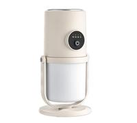 Tnfeeon Humidificador de Escritorio USB Ambiente Relajado Humidificador de Niebla Fresca con un Soporte para la Habitación de Estudio de Yoga (Beige)