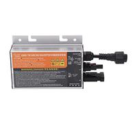 Tnfeeon Inversor de Conexión a Red, Aleación de Aluminio, Alta Eficiencia 350 W, Entrada de 18-60 V, Ideal para Sistemas Solares Pequeños (PVGS-260W(18-60V) 220V)