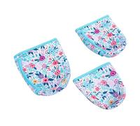 Tnfeeon Juego de 3 Fundas Reutilizables para café Helado, Juego de Portavasos de Goma en 3 Tamaños para Bebidas Frías o Calientes, Absorbe la Condensación, Agarre Plegable con Asas, para Amantes del