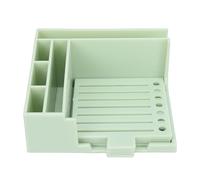 Tnfeeon Juego de Plantillas para Notas Adhesivas, Material ABS, 5 Plantillas únicas, 100 Hojas, Perfecto para Uso en el Hogar, la Oficina y el Aula (GREEN)