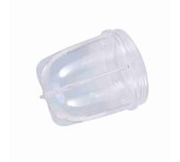 Tnfeeon Juego de Vasos de Licuadora de Repuesto Universal, Plástico Transparente, Vasos Altos y Cortos para Batidos y Jugos, 3,15 Pulgadas de Diámetro, 5,83 Pulgadas de Alto o 3,94 Cortos para Uso